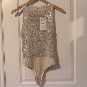 New Year’s Eve sequin bodysuit